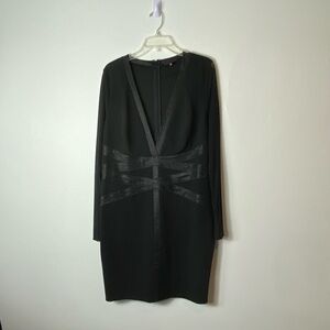 Fashion Nova Black Long Sleeve Dress